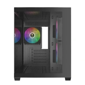 کیس کامپیوتر گیم دیاس مدل AURA GC10M V2 Black ARGB