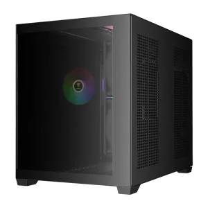 کیس کامپیوتر گیم دیاس مدل AURA GC10M V2 Black ARGB