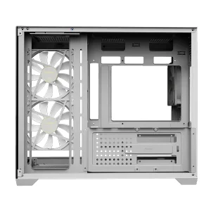 کیس کامپیوتر گیم دیاس مدل AURA GC10M V2 White ARGB