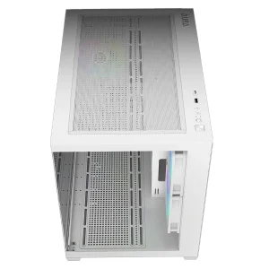 کیس کامپیوتر گیم دیاس مدل AURA GC10M V2 White ARGB
