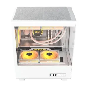 کیس کامپیوتر دارک فلش مدل  DB330M ATX WHITE
