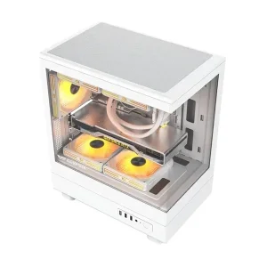 کیس کامپیوتر دارک فلش مدل  DB330M ATX WHITE