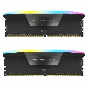 حافظه رم دسکتاپ کورسیر مدل  Vengeance RGB DDR5 32GB (16x2) Dual 6000MHz CL36