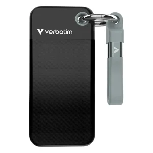 حافظه SSD اکسترنال 1 ترابایت ورباتیم مدل POCKET خاکستری
