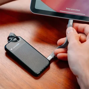 حافظه SSD اکسترنال 1 ترابایت ورباتیم مدل POCKET خاکستری