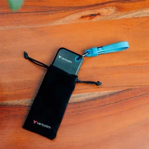 حافظه SSD اکسترنال 1 ترابایت ورباتیم مدل POCKET آبی