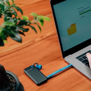 حافظه SSD اکسترنال 1 ترابایت ورباتیم مدل POCKET آبی