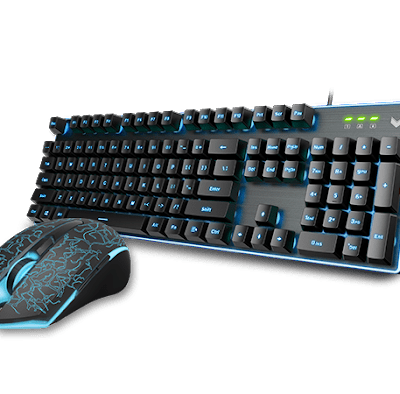 کیبورد و ماوس با سیم رپو مدل RAPOO V100S