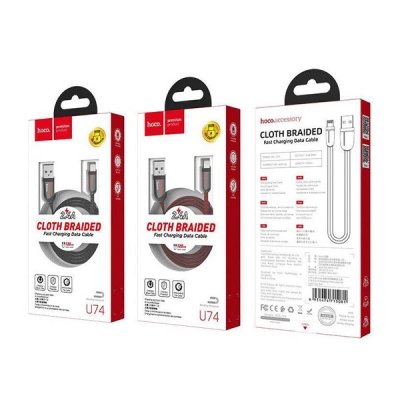 کابل تبدیل USB به لایتنینگ 1.2 متری هوکو U74