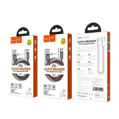 کابل تبدیل microUSB هوکو U74 طول 1.2 متر