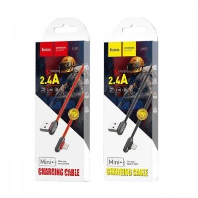 کابل تبدیل USB به لایتنینگ 1.2 متری هوکو U60