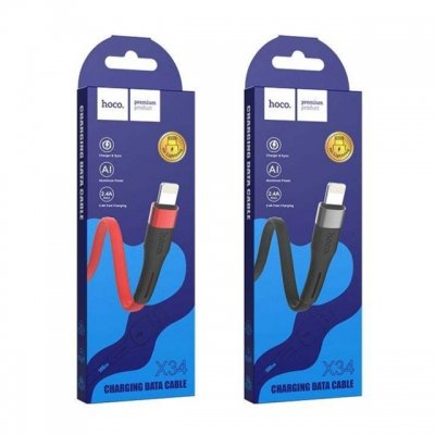 کابل تبدیل USB به لایتنینگ 1 متری هوکو X34