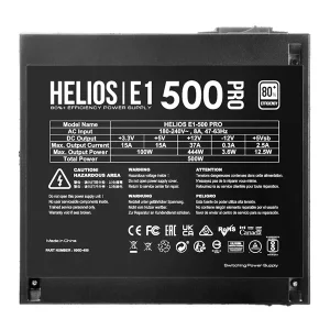 منبع تغذیه گیم دیاس مدل Helios E1-500 Pro 500w