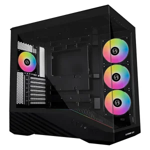 کیس کامپیوتر لیان لی مدل Vector V100R Black
