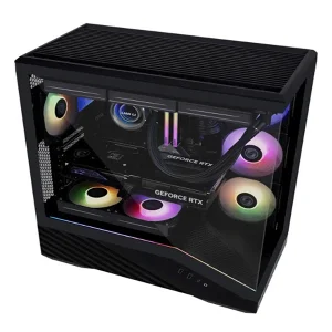 کیس کامپیوتر لیان لی مدل Vector V100R Black