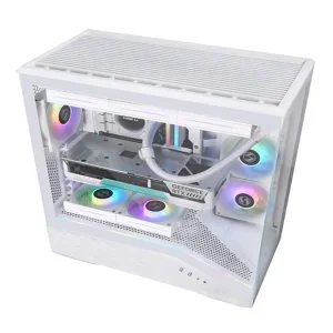 کیس کامپیوتر لیان لی مدل Vector V100R White
