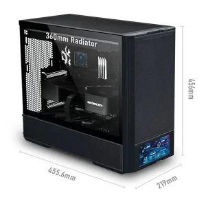کیس کامپیوتر لیان لی مدل LANCOOL 207 Digital Black Mid Tower