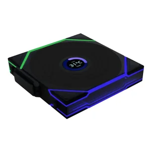 فن کیس لیان لی مدل UNI FAN TL120 LCD Wireless Black بسته 3 عددی