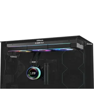 فن پردازنده مایع لیان لی مدل HydroShift II LCD-C 360CL Black