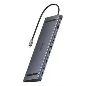هاب 12 پورت USB-C گرین لاین مدل GN12N1CHUBGY