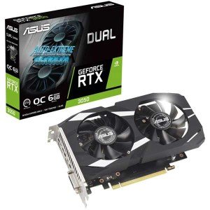 کارت گرافیک ایسوس مدل Dual GeForce RTX 3050 OC حافظه 6 گیگابایت