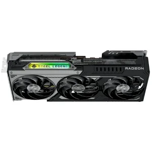 کارت گرافیک ازراک مدل AMD Radeon RX 9070 GRE Steel Legend Dark OC حافظه 12 گیگابایت
