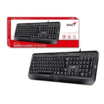 کیبورد با سیم جنیوس مدل Genius KB-118