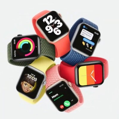 ساعت هوشمند اپل واچ سری 5 مدل 44m Space Gray Aluminum Case Black Sport Band