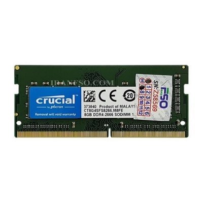 حافظه رم لپ تاپ کروشیال مدل 8GB DDR4 2666Mhz