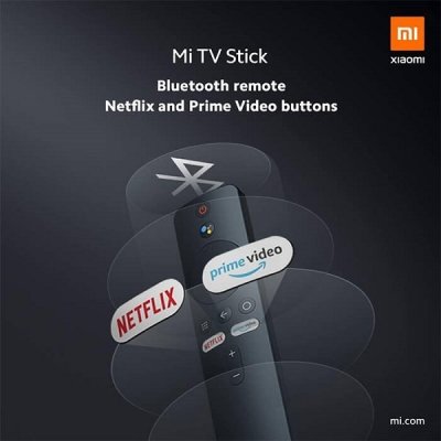 اندروید باکس و ریموت کنترل شیائومی مدل Mi TV Stick MDZ-24-AA