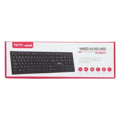 کیبورد با سیم تسکو مدل TSCO TK 8017