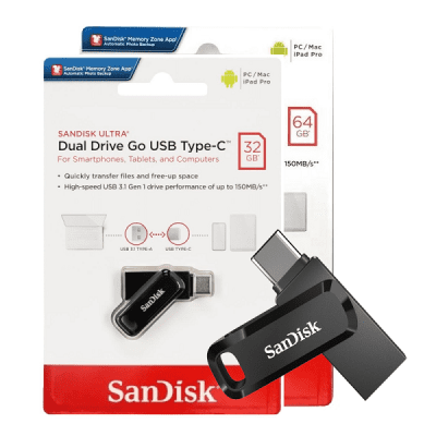 حافظه فلش سن دیسک مدل SanDisk Ultra Dual Drive Go 128GB Type-C