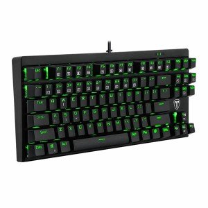 کیبورد مخصوص بازی تی دگر مدل T-Dagger Corvette T-TGK302 red switch