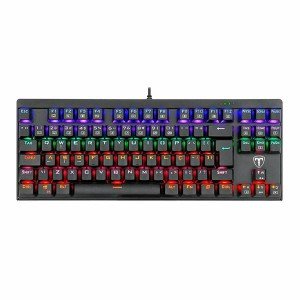 کیبورد مخصوص بازی تی دگر مدل T-Dagger Corvette T-TGK302 red switch