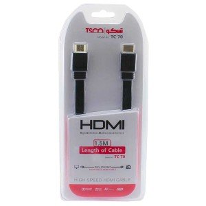 کابل HDMI تسکو مدل TSCO TC 70 به طول 1.5 متر