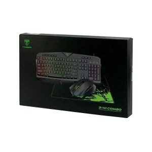 باندل کیبورد , موس و موس پد گیمینگ تی دگر مدل T-Dagger Bundle T-TGS006