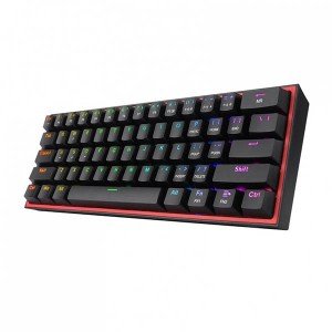 کیبورد گیمینگ ردراگون مدل REDRAGON Fizz K617 black and red