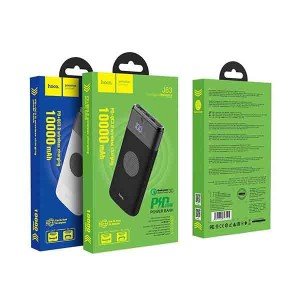 4شارژر همراه هوکو مدل J63 ظرفیت 10000 میلی آمپر ساعت