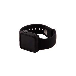 بند سیلیکونی همراه با کاور گلس دار مناسب برای اپل واچ 42/44 میلیمتری