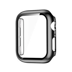 قاب محافظ براق اپل واچ سری 4/5/6 به همراه گلس
