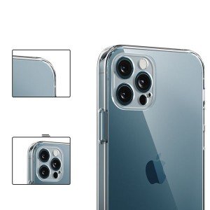 2کاور شیشه ای مناسب برای گوشی موبایل اپل iPhone 12 pro دارای محافظ دوربین