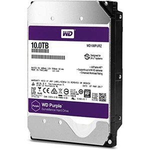 هارد دیسک اینترنال وسترن دیجیتال مدل Purple WD100PURZ ظرفیت 10 ترابایت