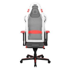 صندلی اداری مدیریتی و مخصوص بازی دی ایکس ریسر سفید و قرمز مدل Air/D7200/WR.N