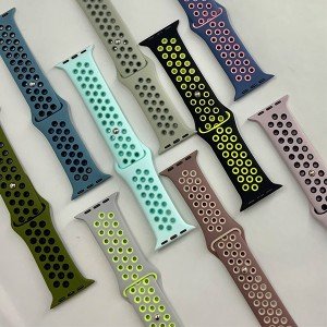 بند سیلیکونی مدل nike مناسب برای اپل واچ 42/44/45 میلیمتری