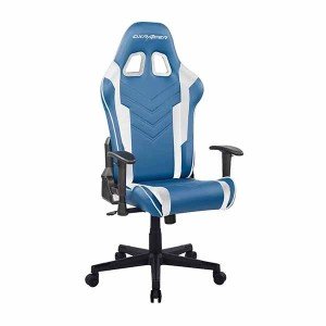 صندلی مخصوص بازی دی ایکس ریسر سری پرینس آبی و سفید مدل Prince Seires OH/D6000/BW