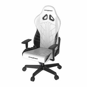 صندلی اداری مدیریتی و مخصوص بازی دی ایکس ریسر سری گلادیاتور مشکی و سفید مدل Dxracer Gladiator Series OH/D8000/WN