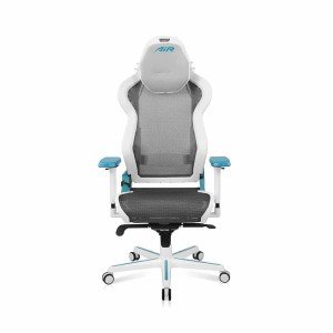 صندلی اداری مدیریتی و مخصوص بازی دی ایکس ریسر سفید و آبی مدل Air/D7200/WQ.G