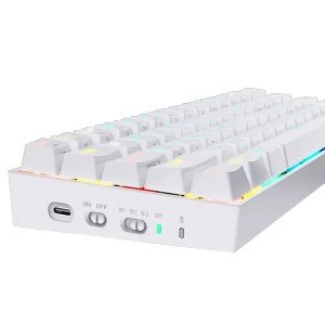 کیبورد ردراگون مدل REDRAGON Draconic Elite white K530W-RGB-PRO