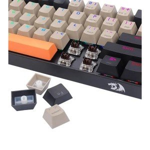 کیبورد مخصوص بازی ردراگون مدل REDRAGON KUMARA K552-OG-GY-BK RGB