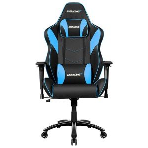 صندلی اداری مدیریتی و مخصوص بازی ای کی ریسینگ مشکی آبی مدل K601O Blue